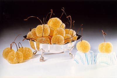 Gelatine di Ciliege gialle con picciolo autentico